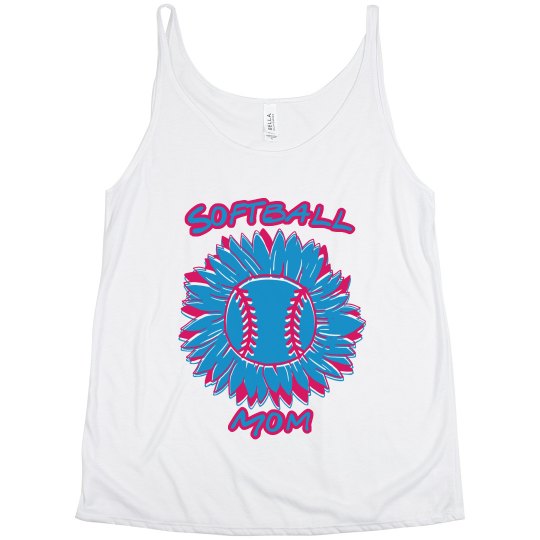 Softball Mom Tank Plus