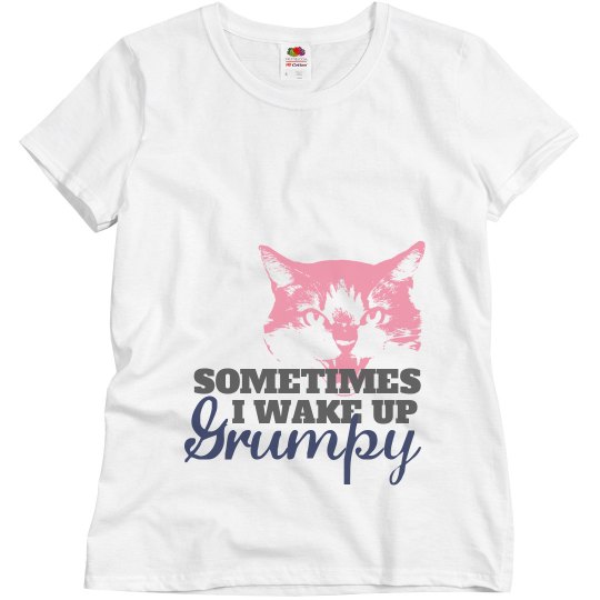 Sometimes I wake up grumpy Matching couples tee 1/2