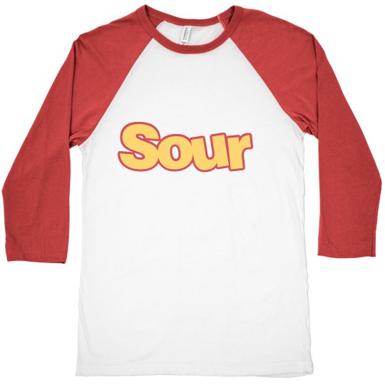 Sour "Majors" Baseaball T 