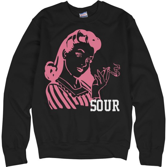 Sour "Mystery Woman" CrewNeck Sour "Mystery Woman" CrewNeck