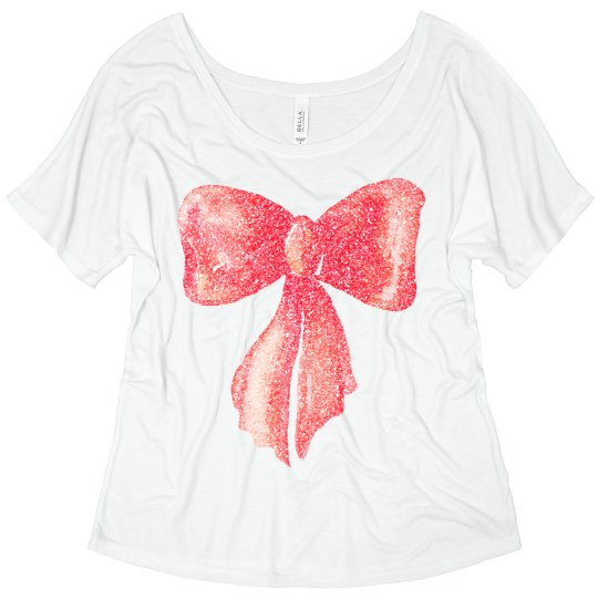 Sparkled Red Bow