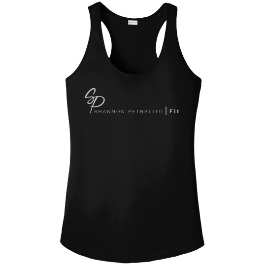 SPFIT Performance Tank Black / White Logo 