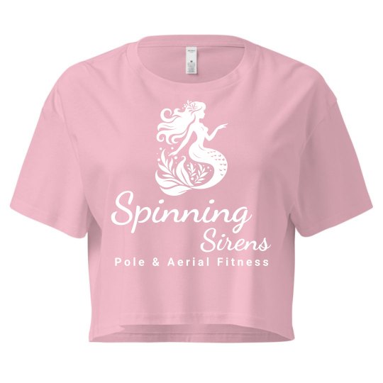 Spinning Sirens Basic Crop Top Pink