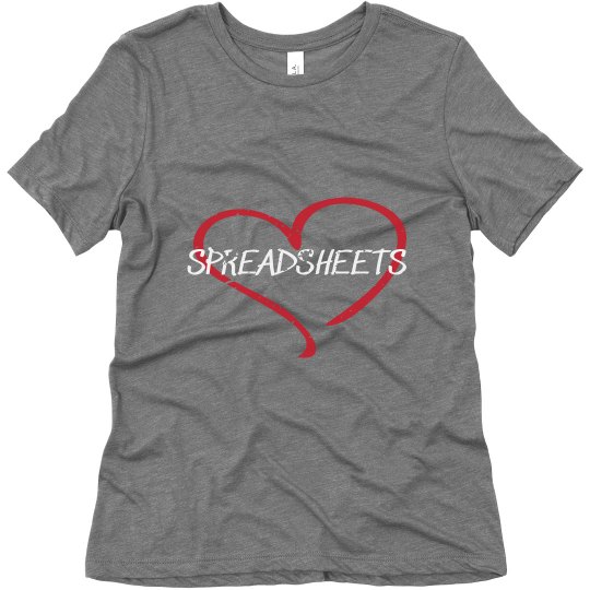 Spreadsheets: Love Spreadsheets: Love