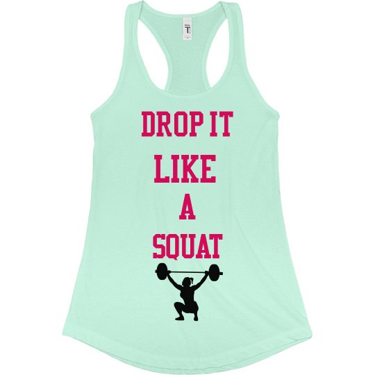 Squat workout tank Squat workout tank