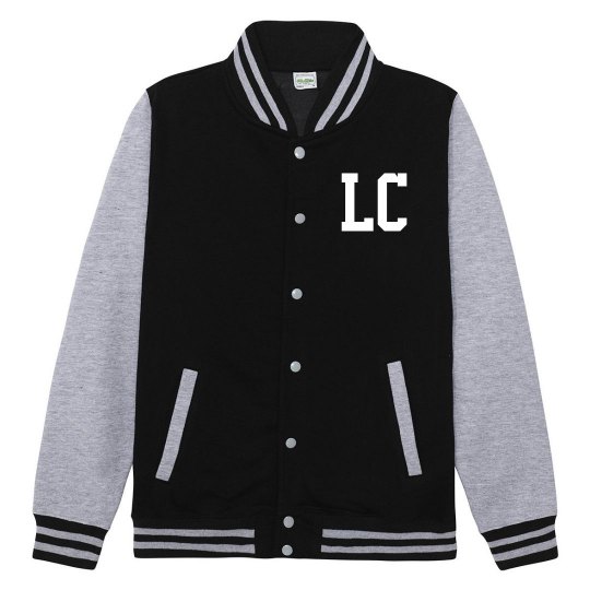 SS fleece varsity jacket
