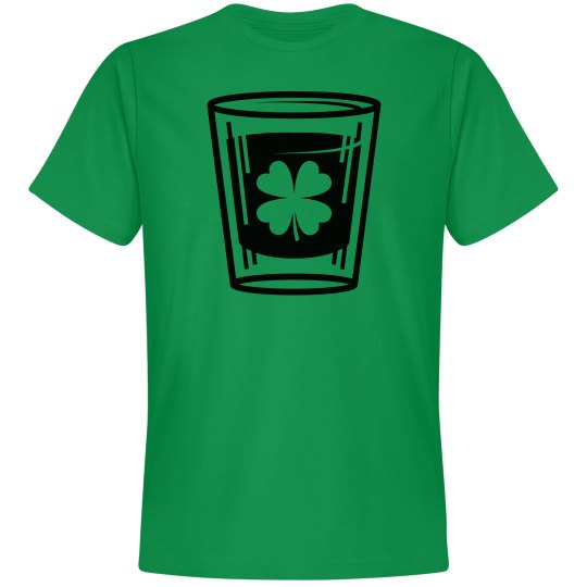 st. pattys shot glass tee