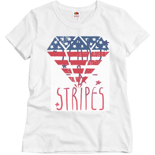 Stars & Stripes trendy Tee