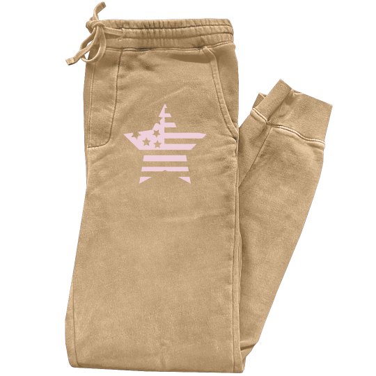 Stars flag fleece pants