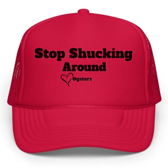 Stop Shucking Around Dark Pink Cap Stop Shucking Around Dark Pink Cap