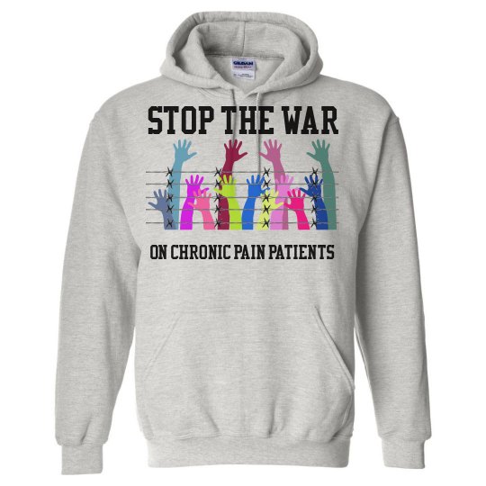 Stop The War Chronic Pain Patient Men's Unisex Hoodie