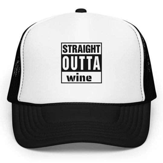 STRAIGHT OUTTA WINE HAT