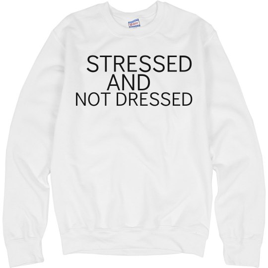 Stressed Sweater Pullover Stressed Sweater Pullover