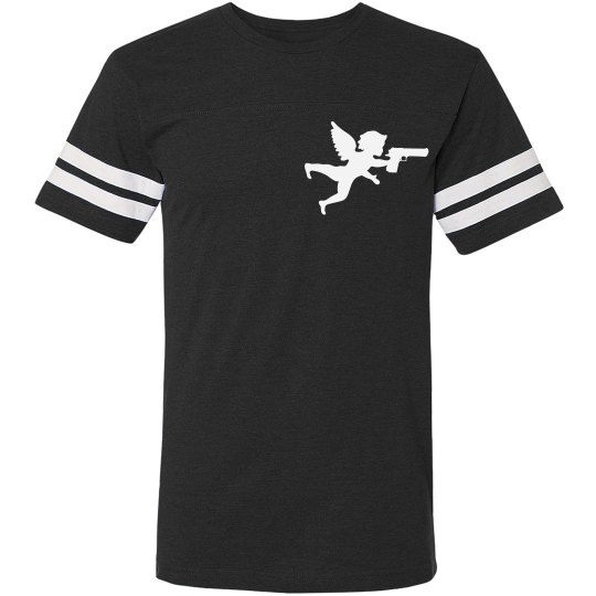 Striped Nbhd Heroes Tee Striped Nbhd Heroes Tee