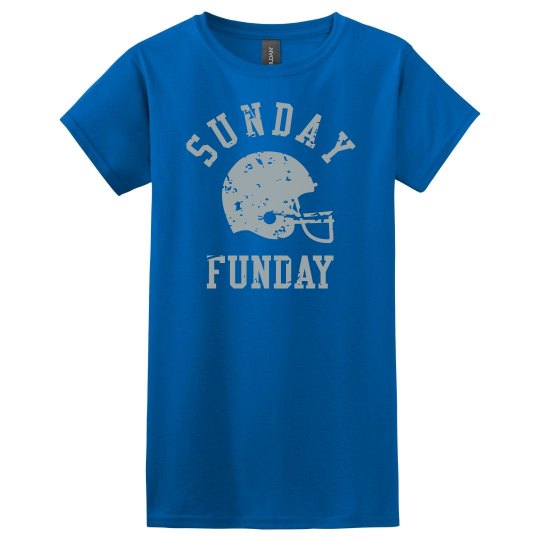 Sunday Funday Blue tee Sunday Funday Blue tee