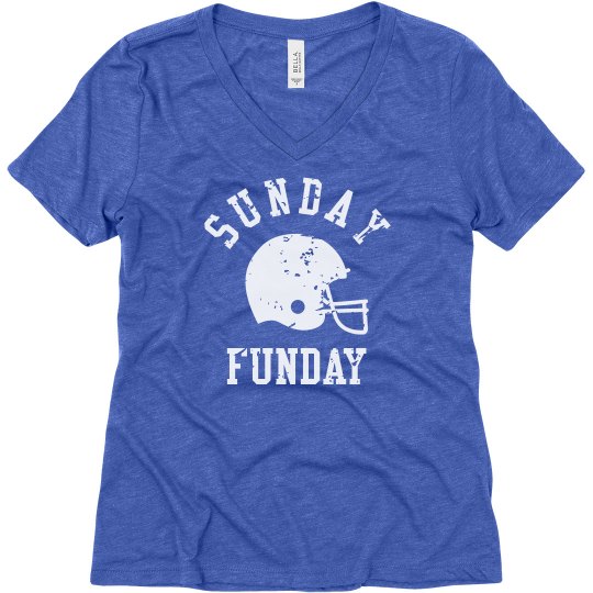 Sunday Funday Blue V Sunday Funday Blue V