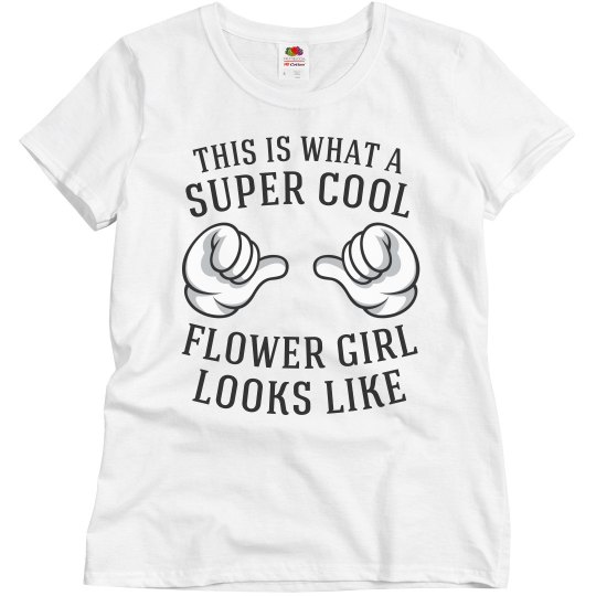 Super cool flower girl