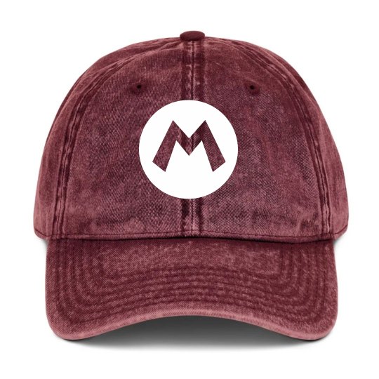 Super Plumber Bros. M Halloween Costume Hat