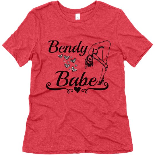 Super Soft Bendy Babe Burlesque HEDS Tee