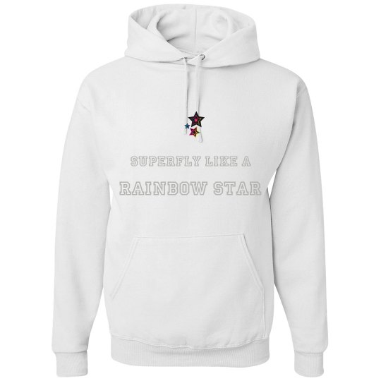 Superfly like a rainbow star