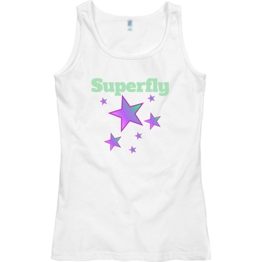 Superfly purple stars top