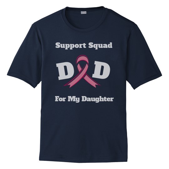 Support Squad Dad, Unisex Tee, True Navy