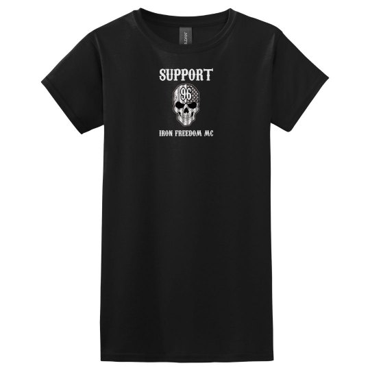 Support t shirt with sponsor name