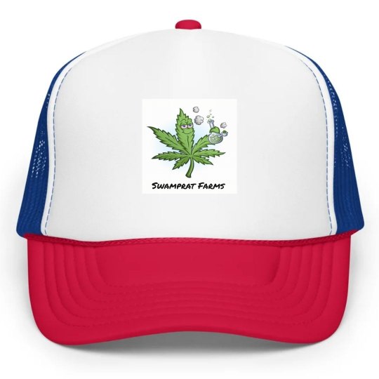 SWAMPRAT FARMS neon snapback Hat