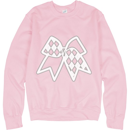 Sweatshirt / Pink Bow Sweatshirt / Pink Bow