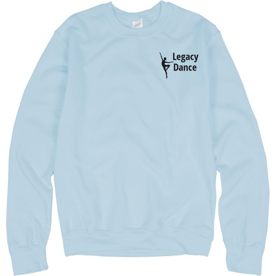 Sweatshirt Legacy Dance - Plie' Jete' Back Sweatshirt Legacy Dance - Plie' Jete' Back