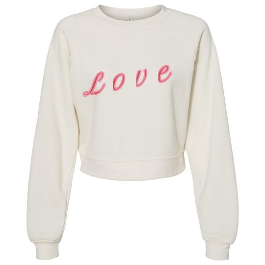 Sweatshirt Love Red/Pk Sweatshirt Love Red/Pk