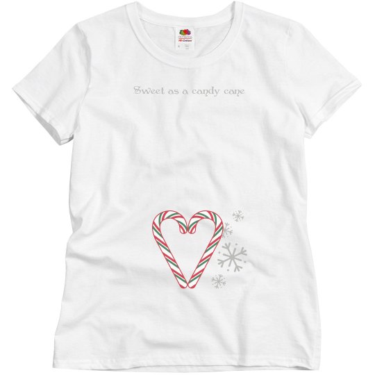 Sweet as a candy cane top