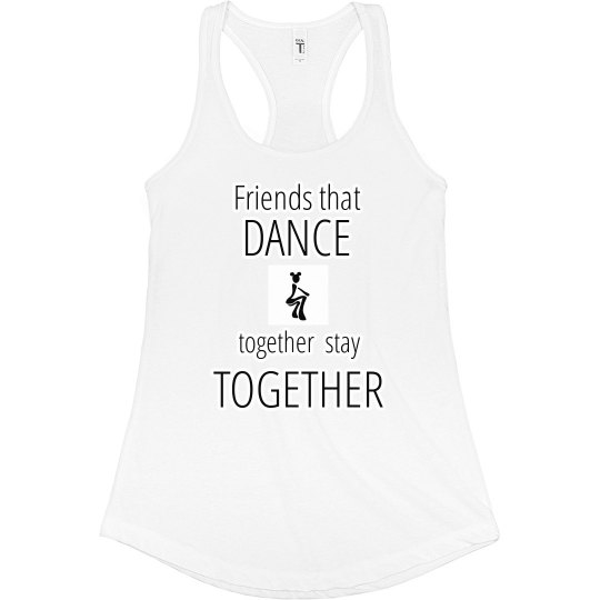 SWMG logo Friends DANCE Racerback Tank SWMG logo Friends DANCE Racerback Tank