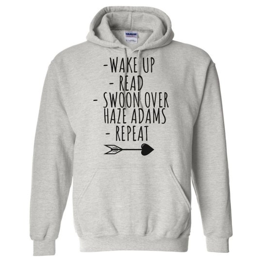 SWOON OVER HAZE ADAMS GREY HOODIE SWOON OVER HAZE ADAMS GREY HOODIE