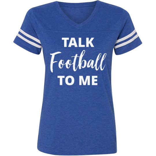 TALK FOOTBALL TO ME - WHITE TALK FOOTBALL TO ME - WHITE