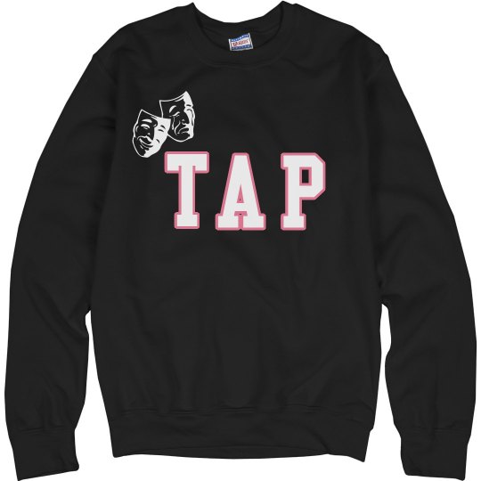TAP Comedy & Tragedy Mask Sweatshirt TAP Comedy & Tragedy Mask Sweatshirt