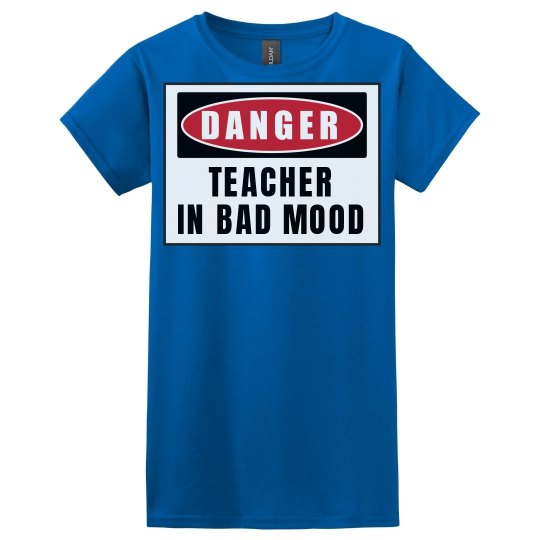 Teacher in bad mood Teacher in bad mood
