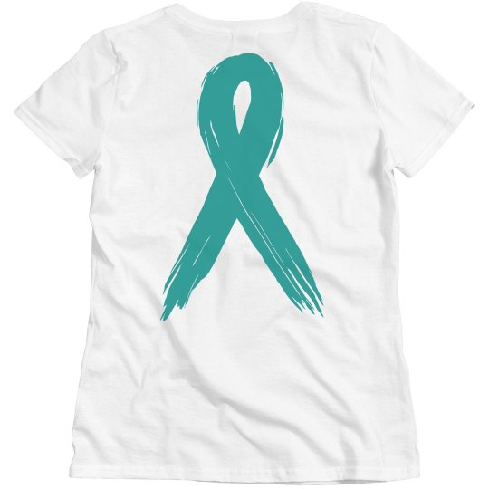 Teal Awareness Ribbon