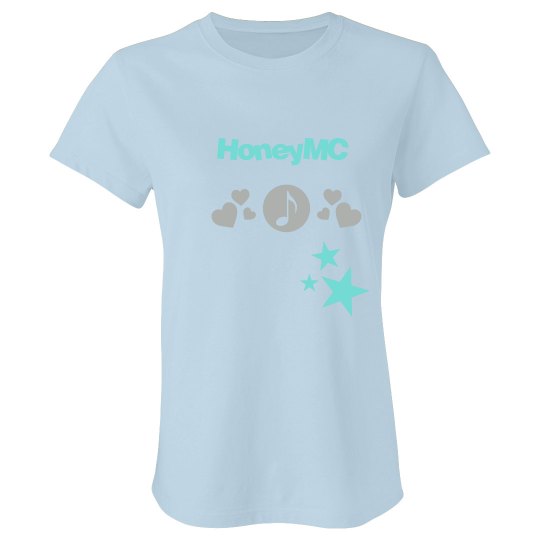 Teal honeymc ladies tshirt Teal honeymc ladies tshirt