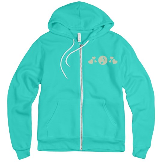 Teal hoodie