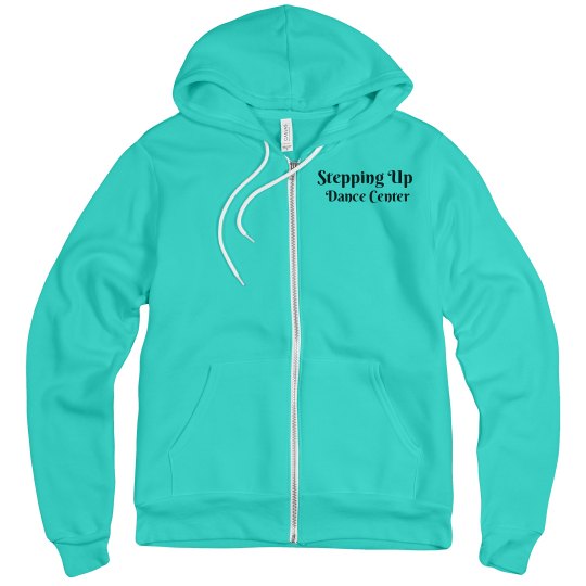 Teal zip up