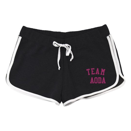 Team AODA running Shorts