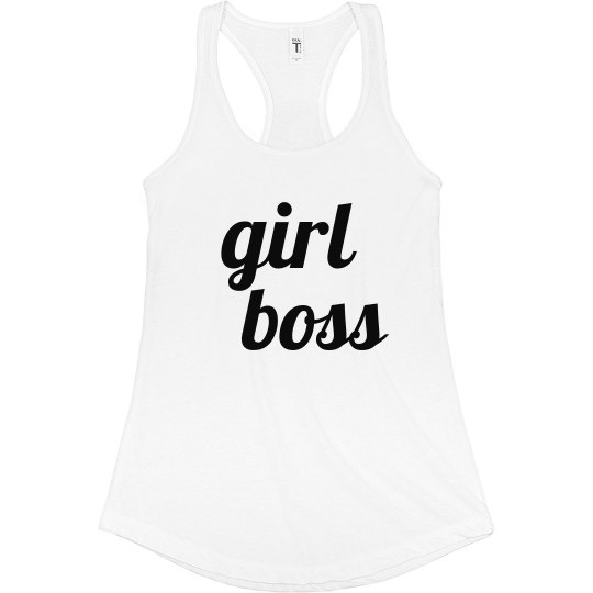 Team Fit Girl Boss Next Level Tank