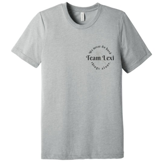 Team Lexi - CREW - Men's Venetian Grey Tee Team Lexi - CREW - Men's Venetian Grey Tee