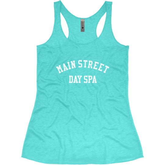 TEAM Main Street 2019 Racerback Tank Tahiti Blue