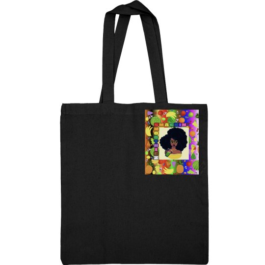 TEAM SMACKIN' NYC CANVAS TOTE (BLACK) TEAM SMACKIN' NYC CANVAS TOTE (BLACK)