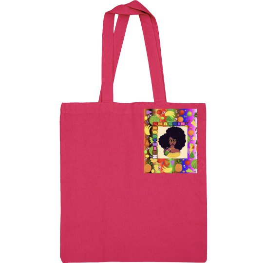 TEAM SMACKIN' NYC CANVAS TOTE (HOT PINK)