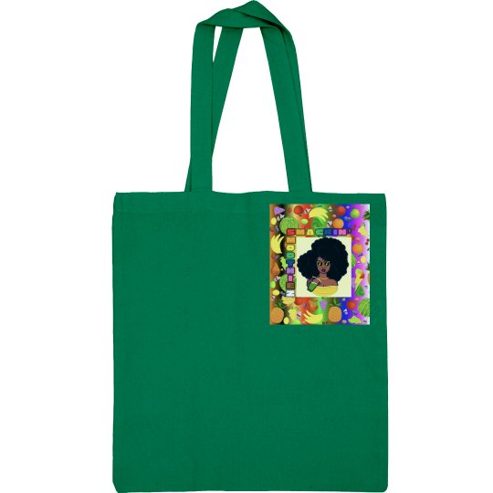 TEAM SMACKIN' NYC CANVAS TOTE (KELLY GREEN)