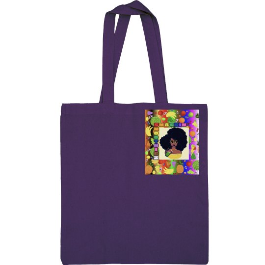 TEAM SMACKIN' NYC CANVAS TOTE (PURPLE)