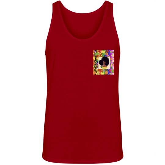 TEAM SMACKIN' NYC JERSEY TANK TOP (RED TRIBLEND)